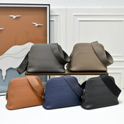 High-end Hermes 2026 Messenger Bowling Bag 26.5cm Togo Leather