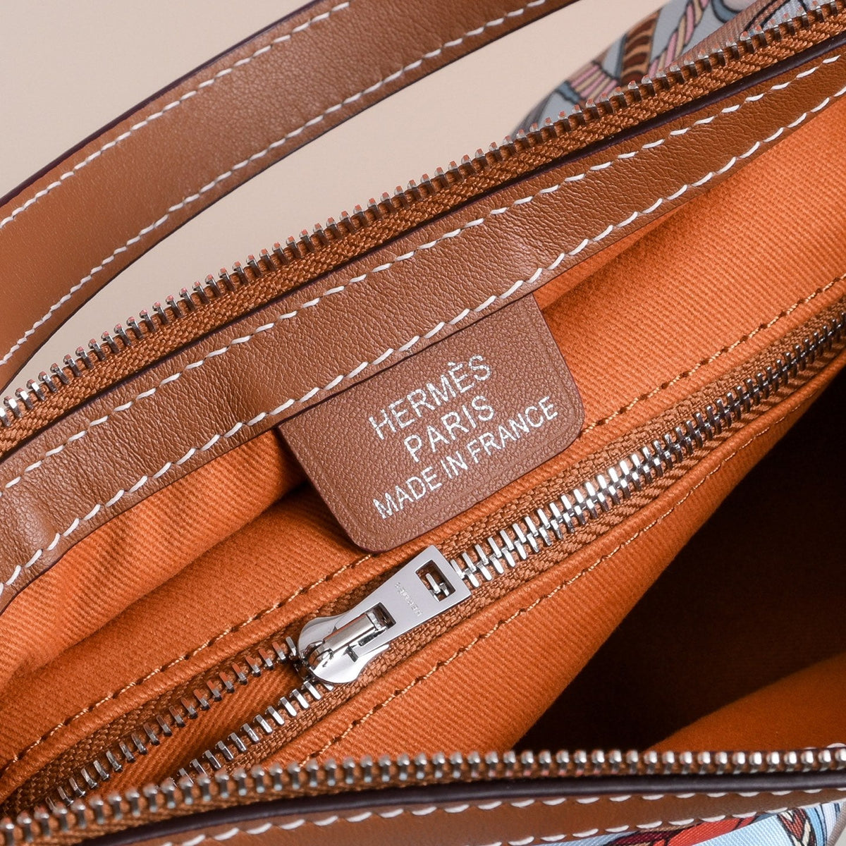 High-end Hermes 2026 Sursoie To Go Bag 22.5cm Silk/Swift Leather