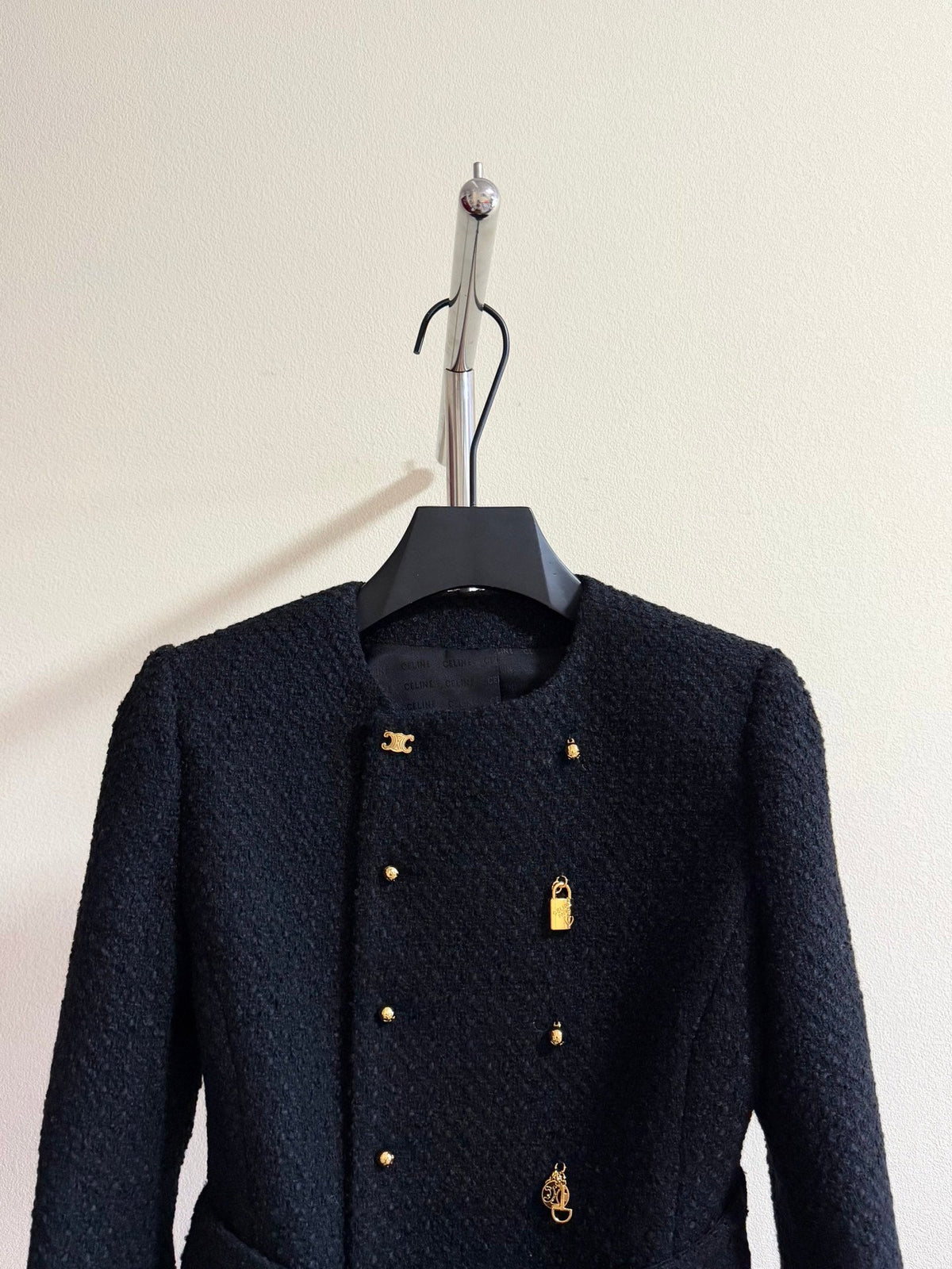 Celine 2026 Jacket Black Cashmere And Wool 792233