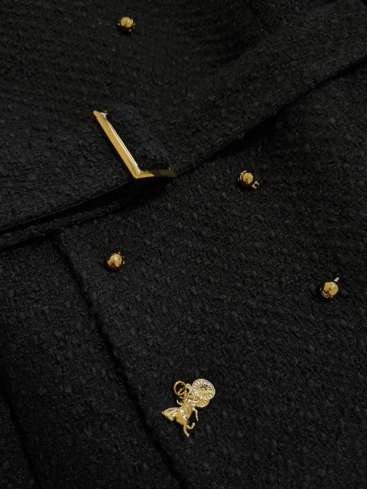 Celine 2026 Jacket Black Cashmere And Wool 792233