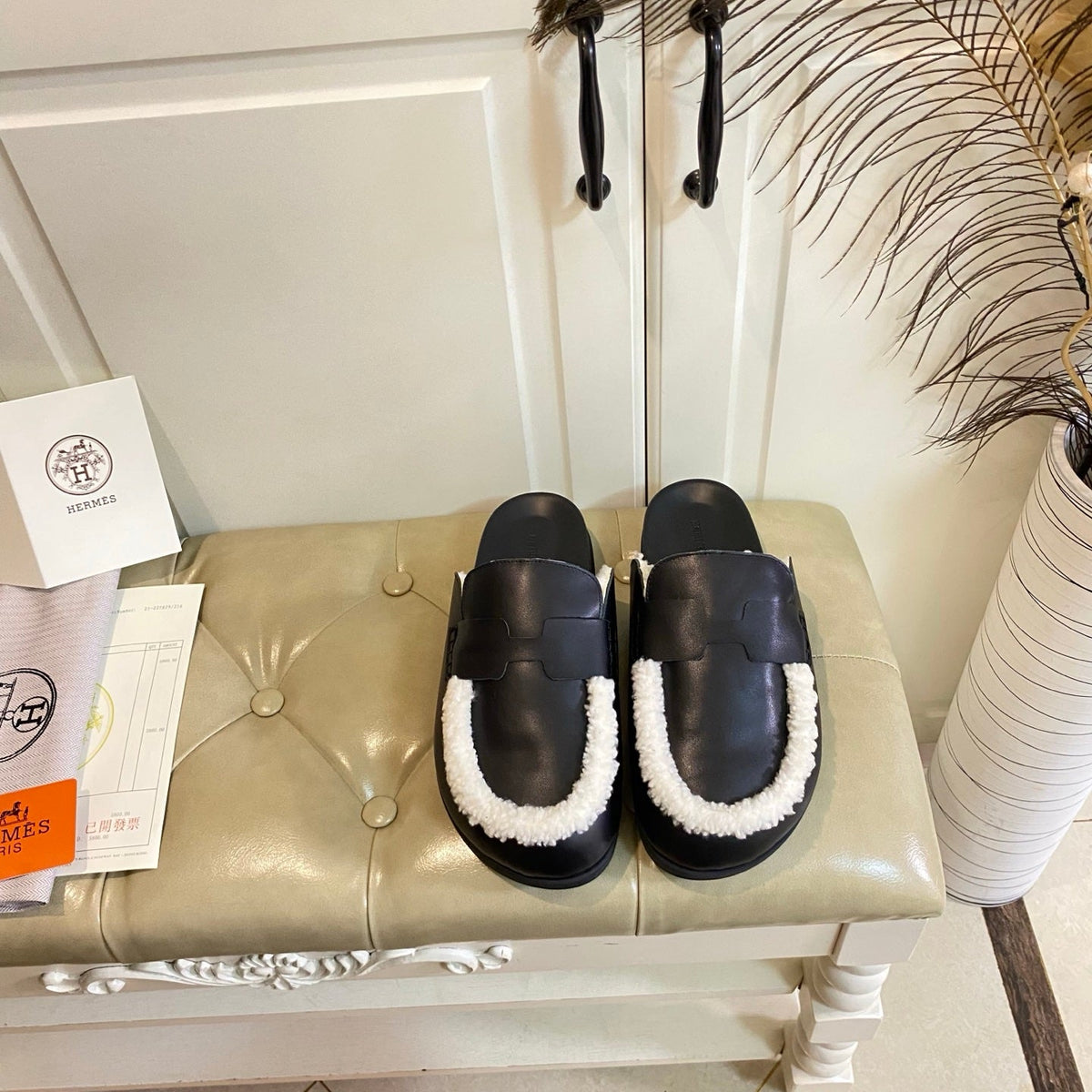 Hermes 2026 Go Mule Suede Leather 602937