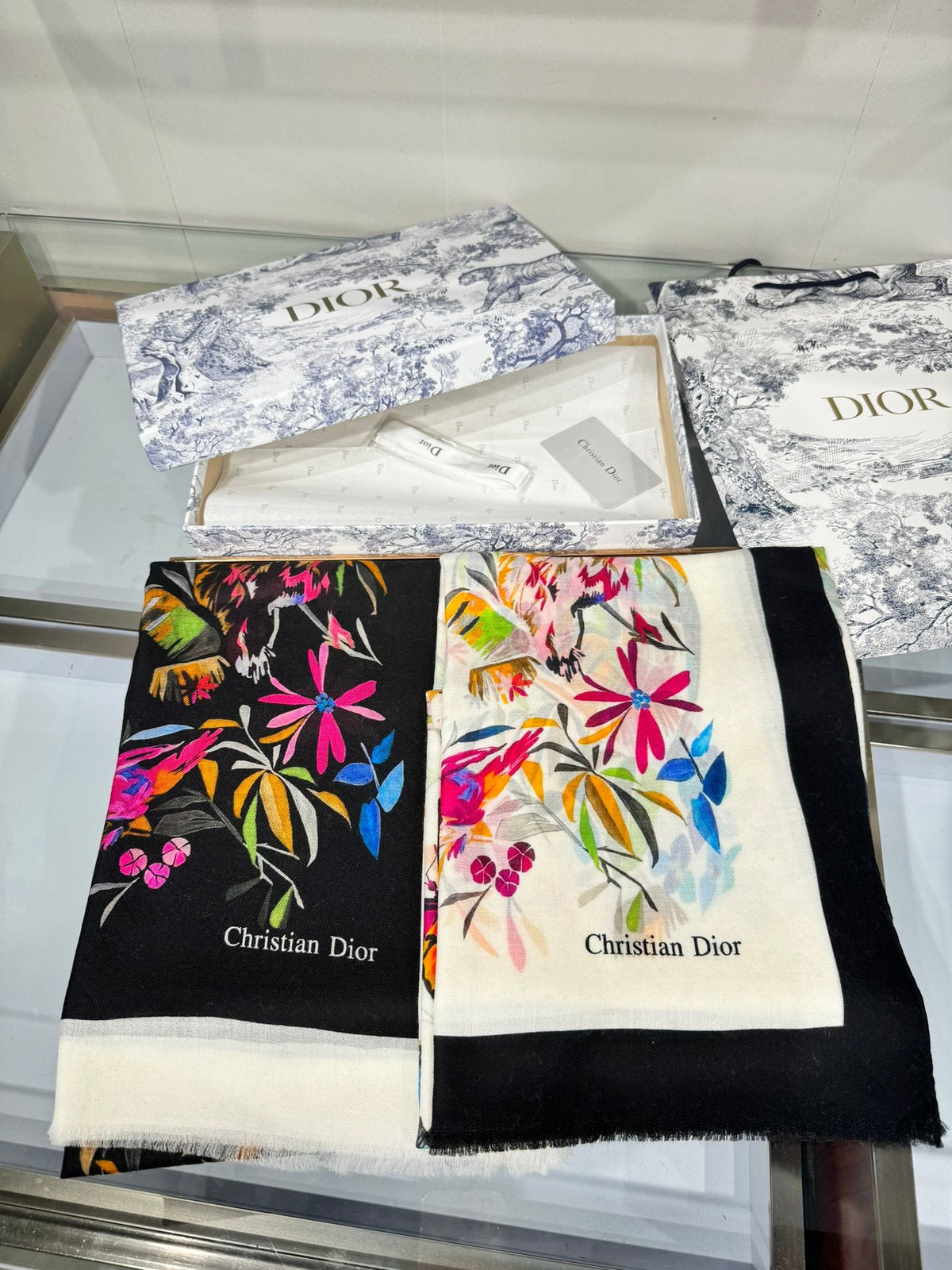 Dior 2026 Fantastica Scarf 200cm Silk 188571