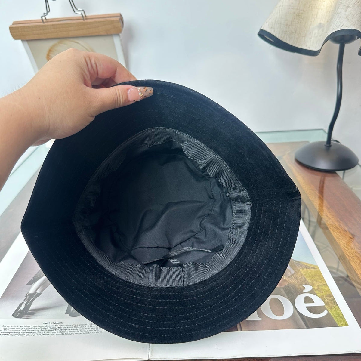 Miumiu Velvet Bucket Hat 497162