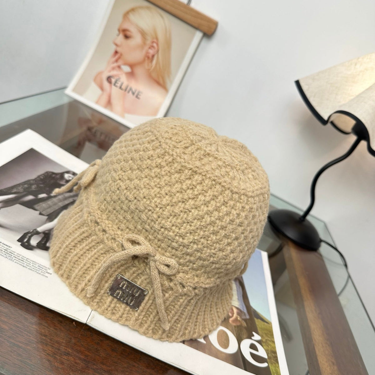 Miumiu Crocheted Wool Hat 497154