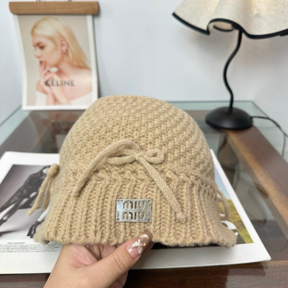 Miumiu Crocheted Wool Hat 497154