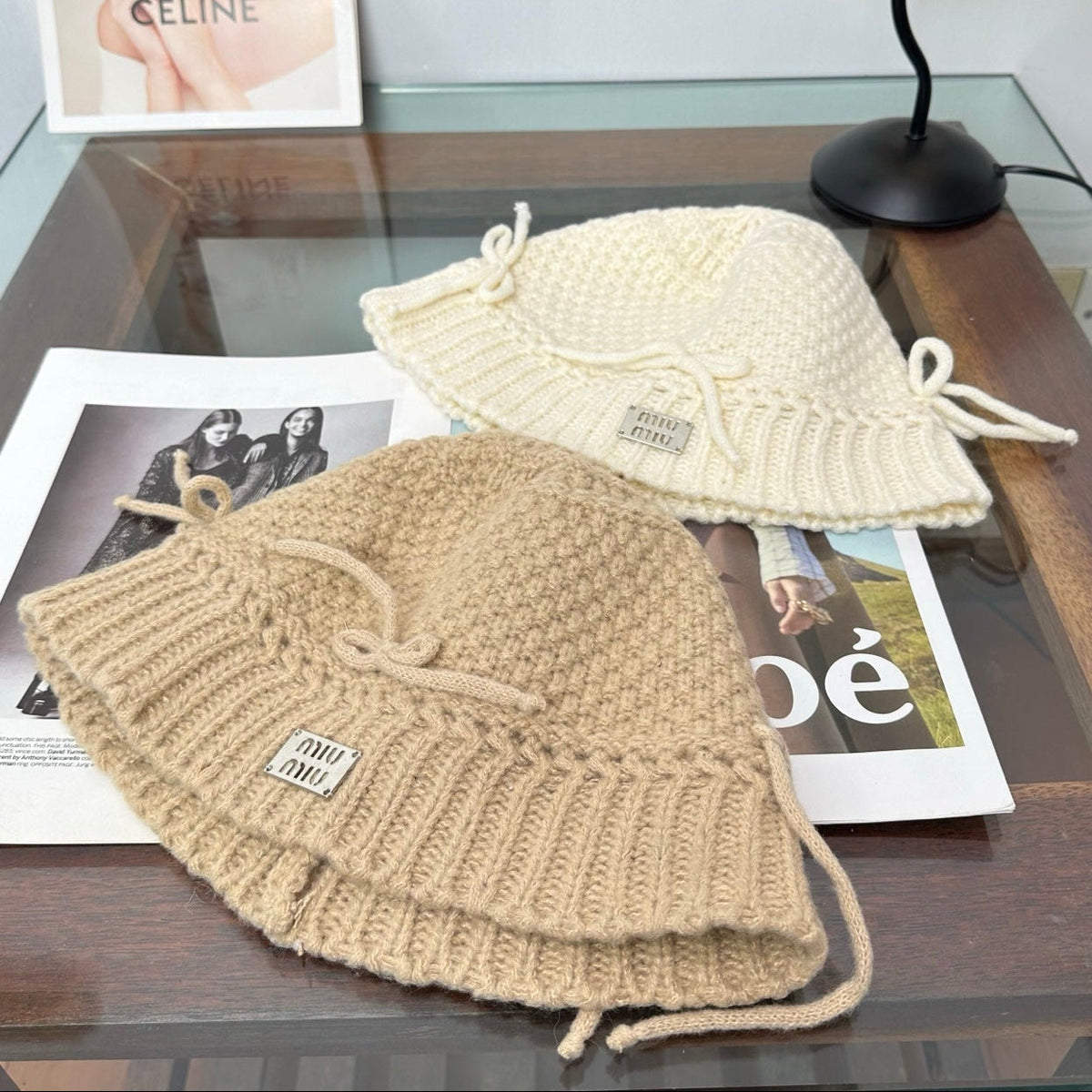 Miumiu Crocheted Wool Hat 497154