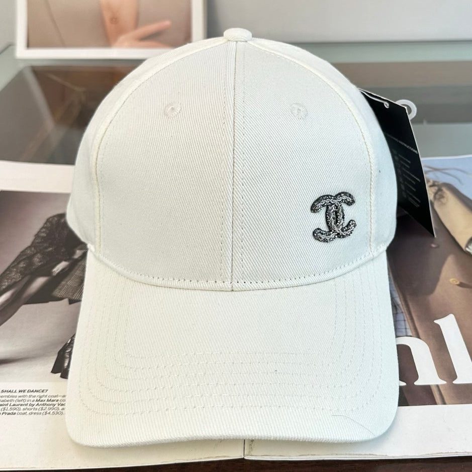 Chanel Cotton Baseball Cap Hat 512457