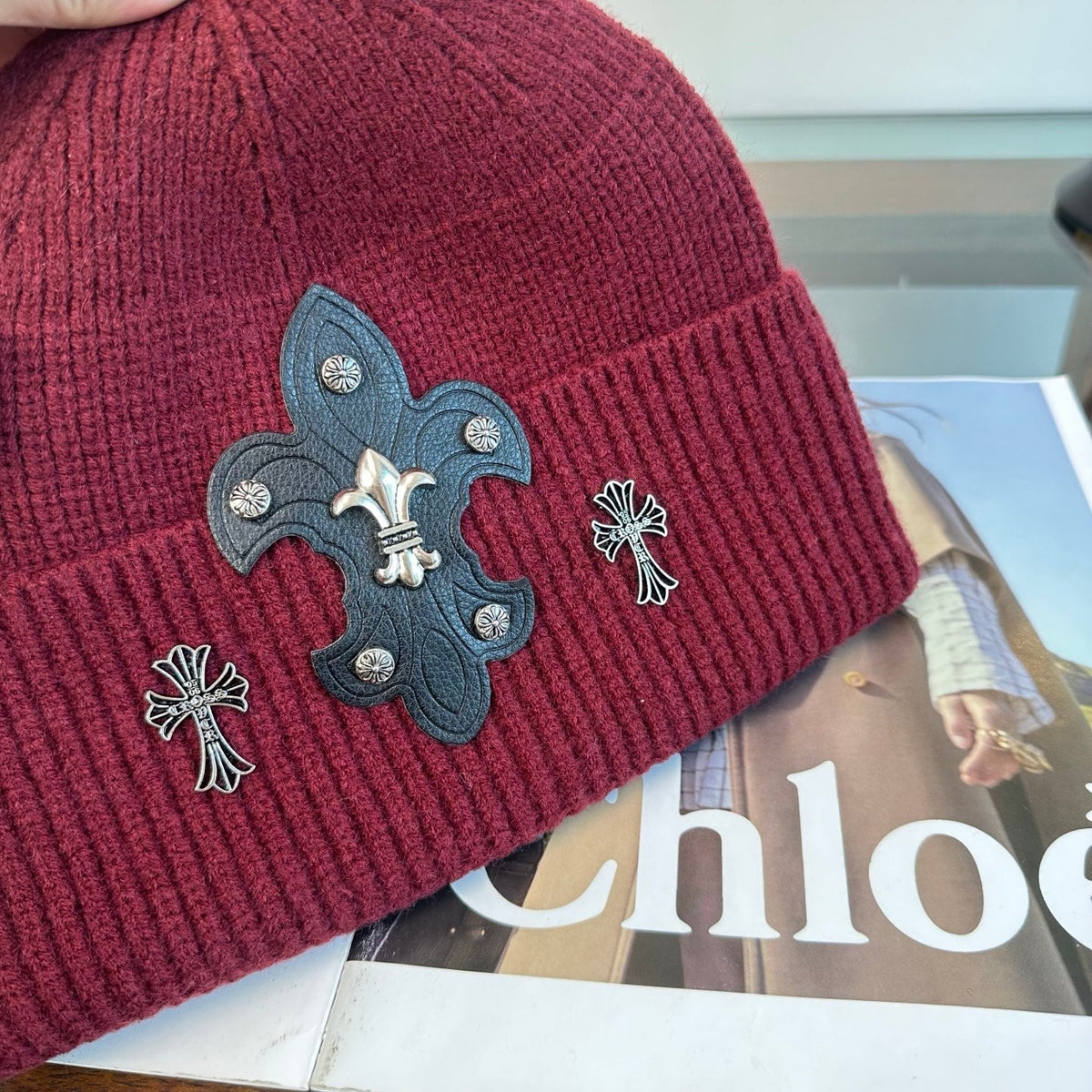 Chrome Hearts Knitted Beanie Hat 512477