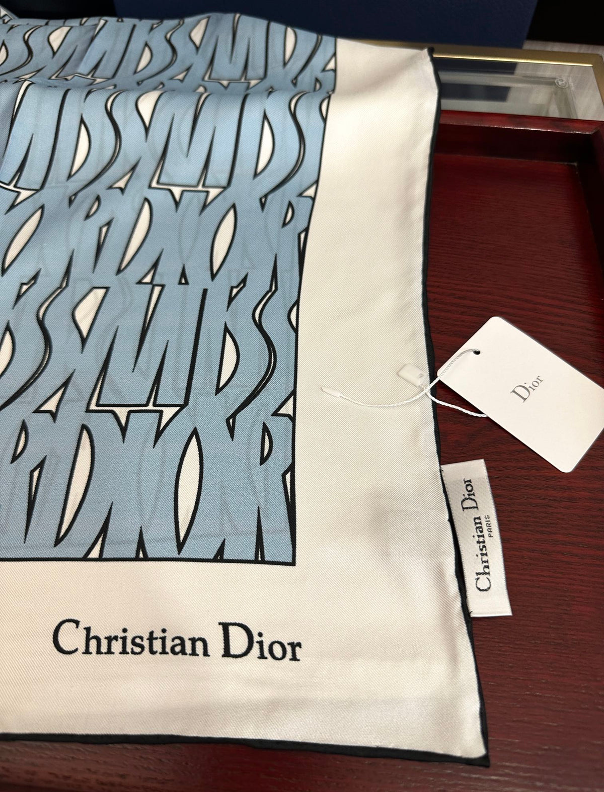 Dior 2026 Allover Scarf 90cm Silk 193647