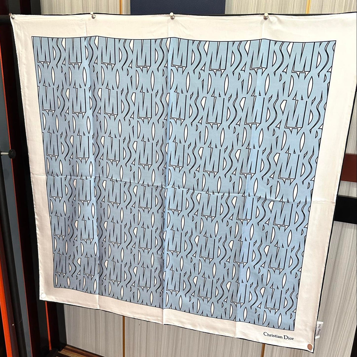 Dior 2026 Allover Scarf 90cm Silk 193647