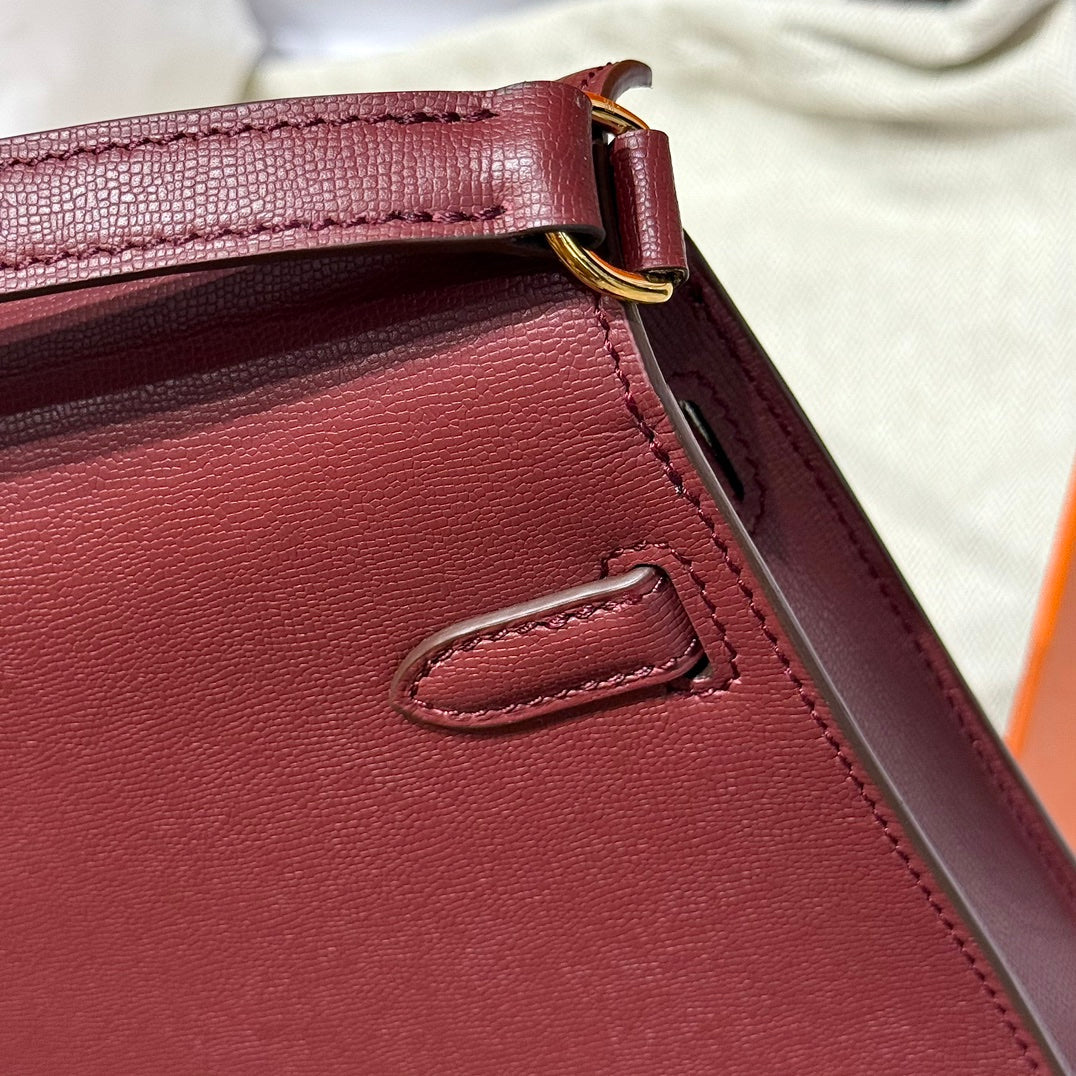 High-end Hermes 2026 Kelly Elan 27cm Calfskin