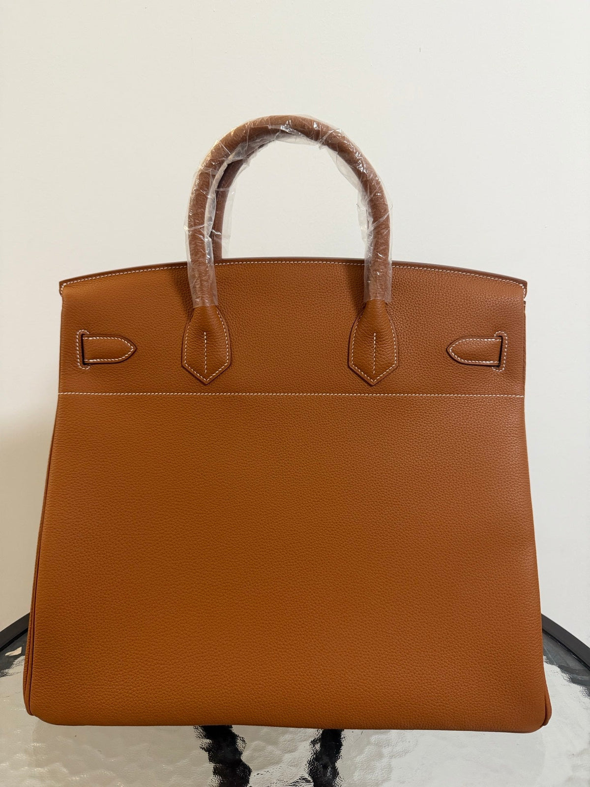High-end Hermes 2026 Birkin Multi-pockets Bag 40cm Gold-brown Togo Leather