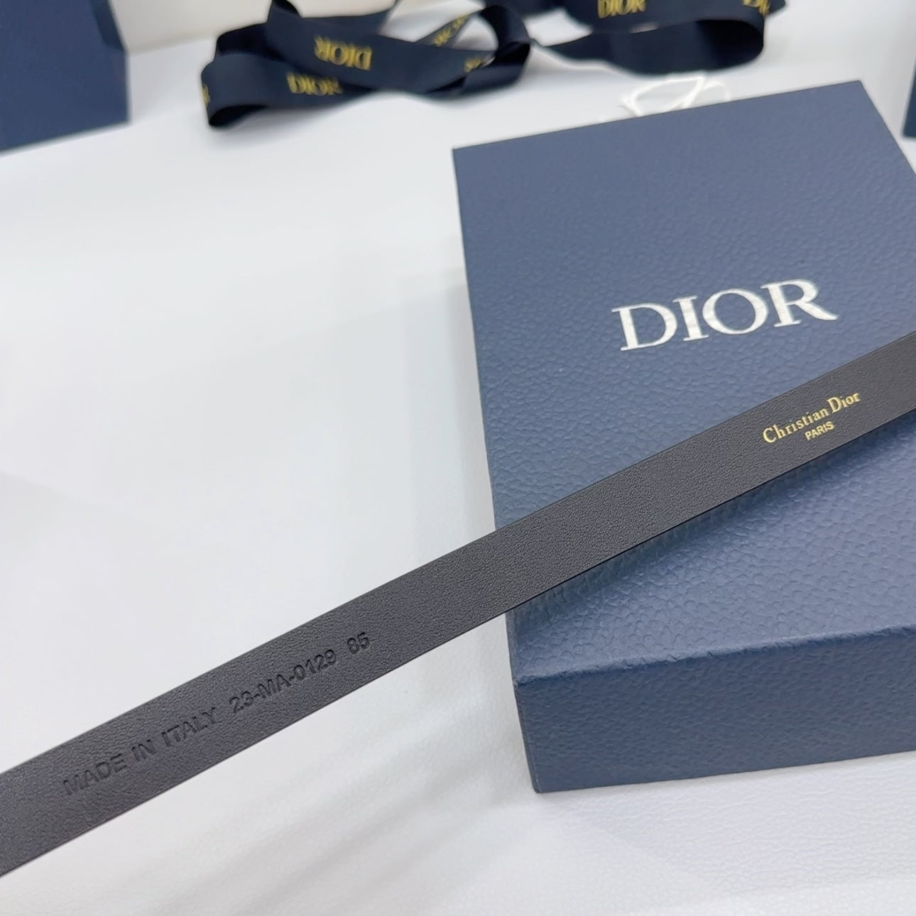 Dior 2026 Le Nœud De Gold Bow Buckle Belt 15mm 184754