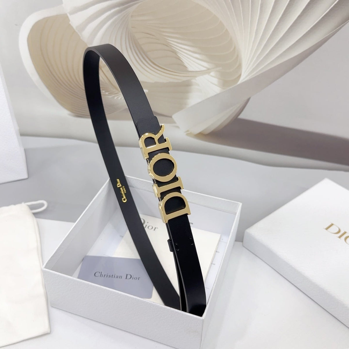 Dior 2026 Reversible D-Dream Belt 20mm Calfskin 187303