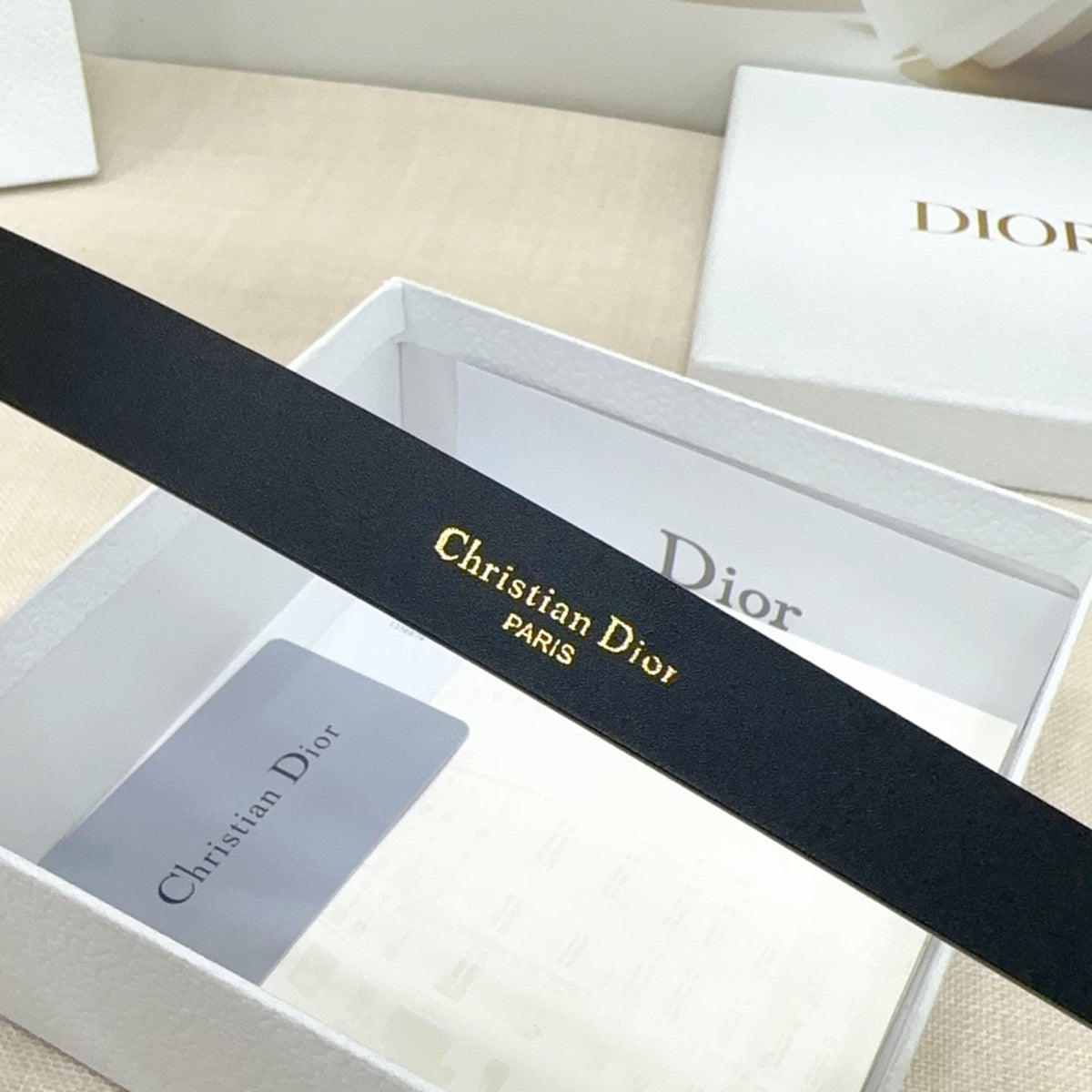 Dior 2026 Saddle Loop Belt 20mm Cowhide 190692