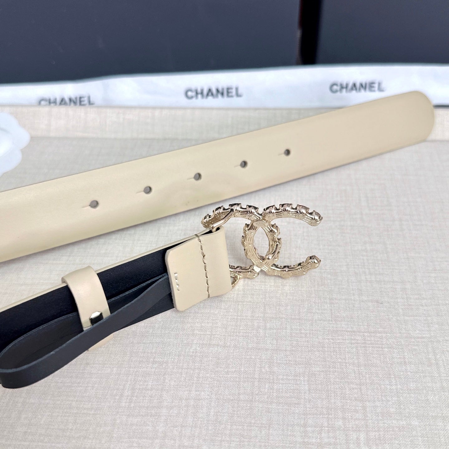 Chanel 2026 Multi-Colored Crystals Belt 30mm 210283