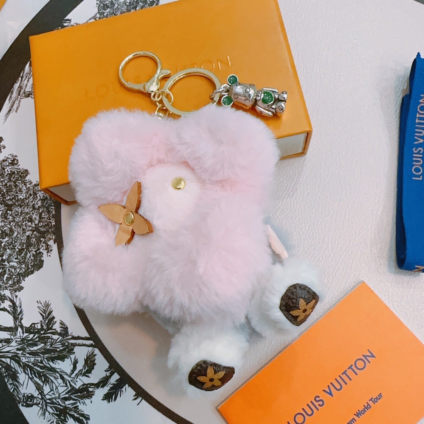 LV Pink Toy Charm