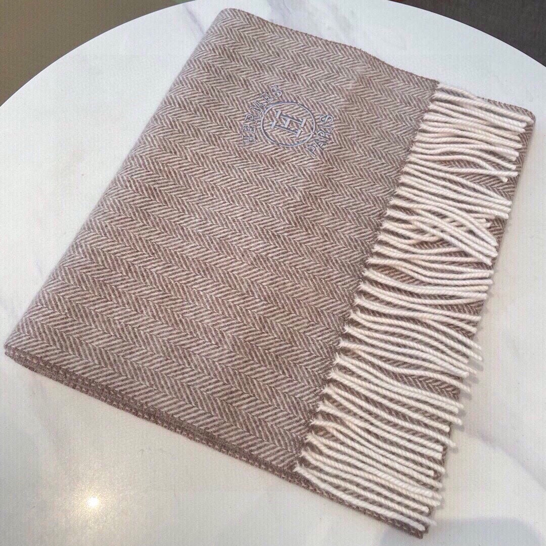 Scarf 180 CM Light Grey Cashmere 405125