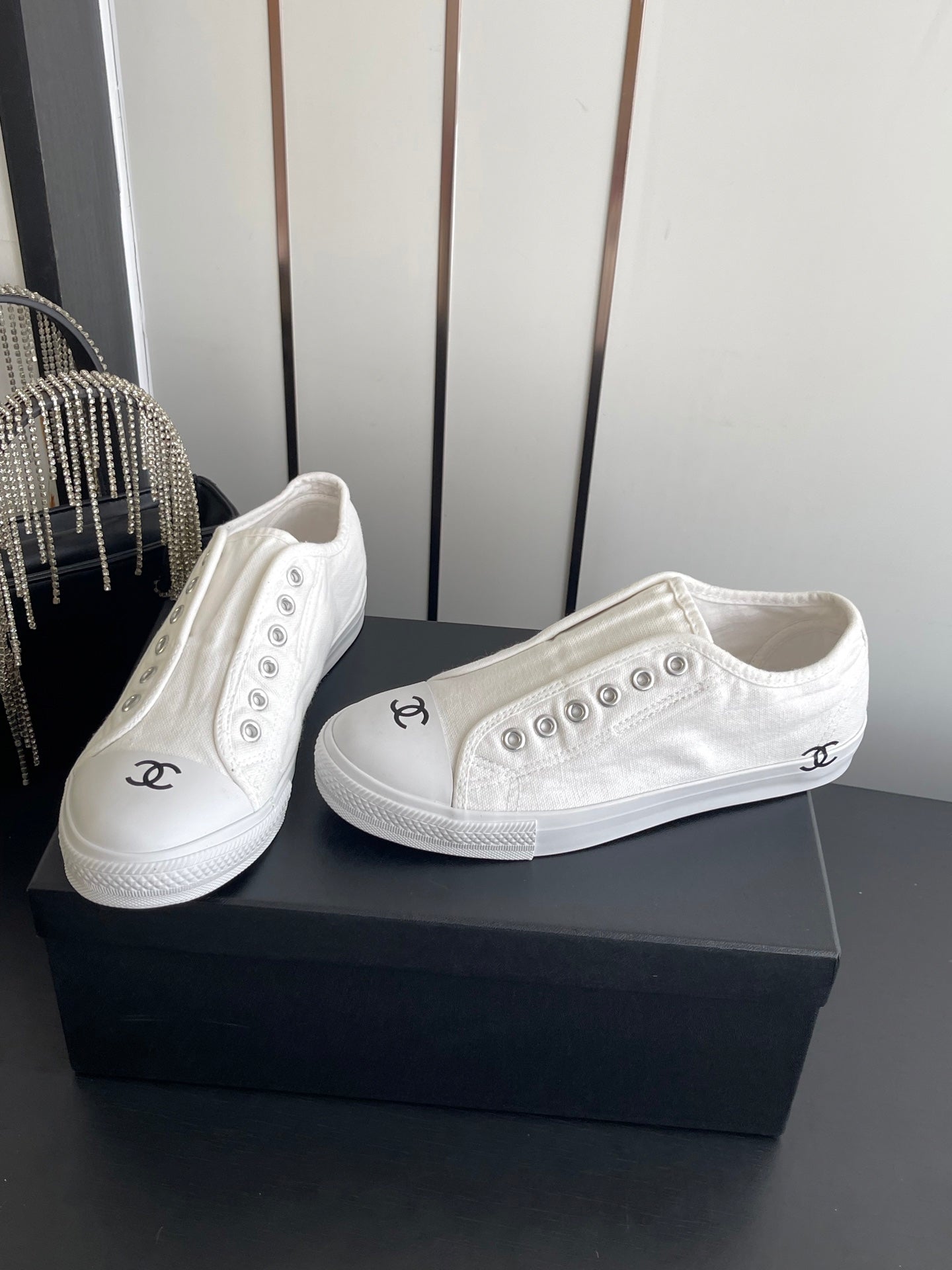 Chanel 2026 Platform Sneakers Canvas 945154