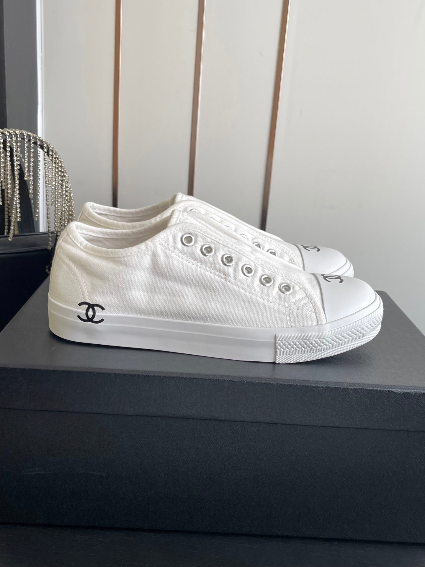 Chanel 2026 Platform Sneakers Canvas 945154