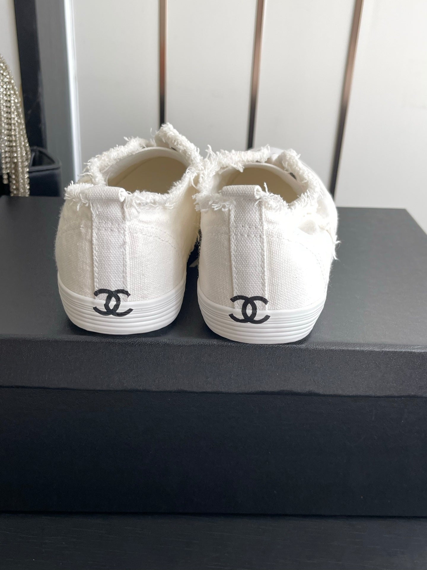 Chanel 2026 Slip-on Sneakers Canvas 945159