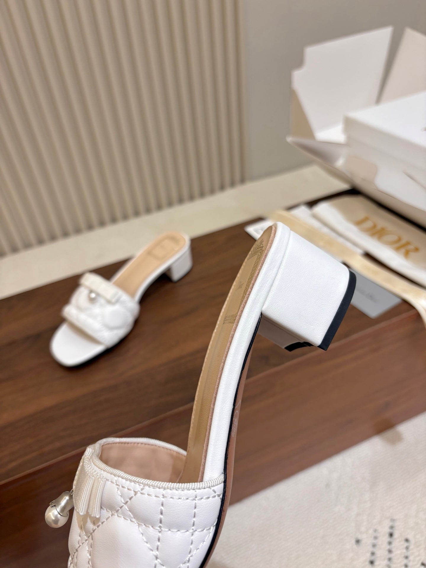 Dior 2026 Cannage Sandals Sheepskin 988362