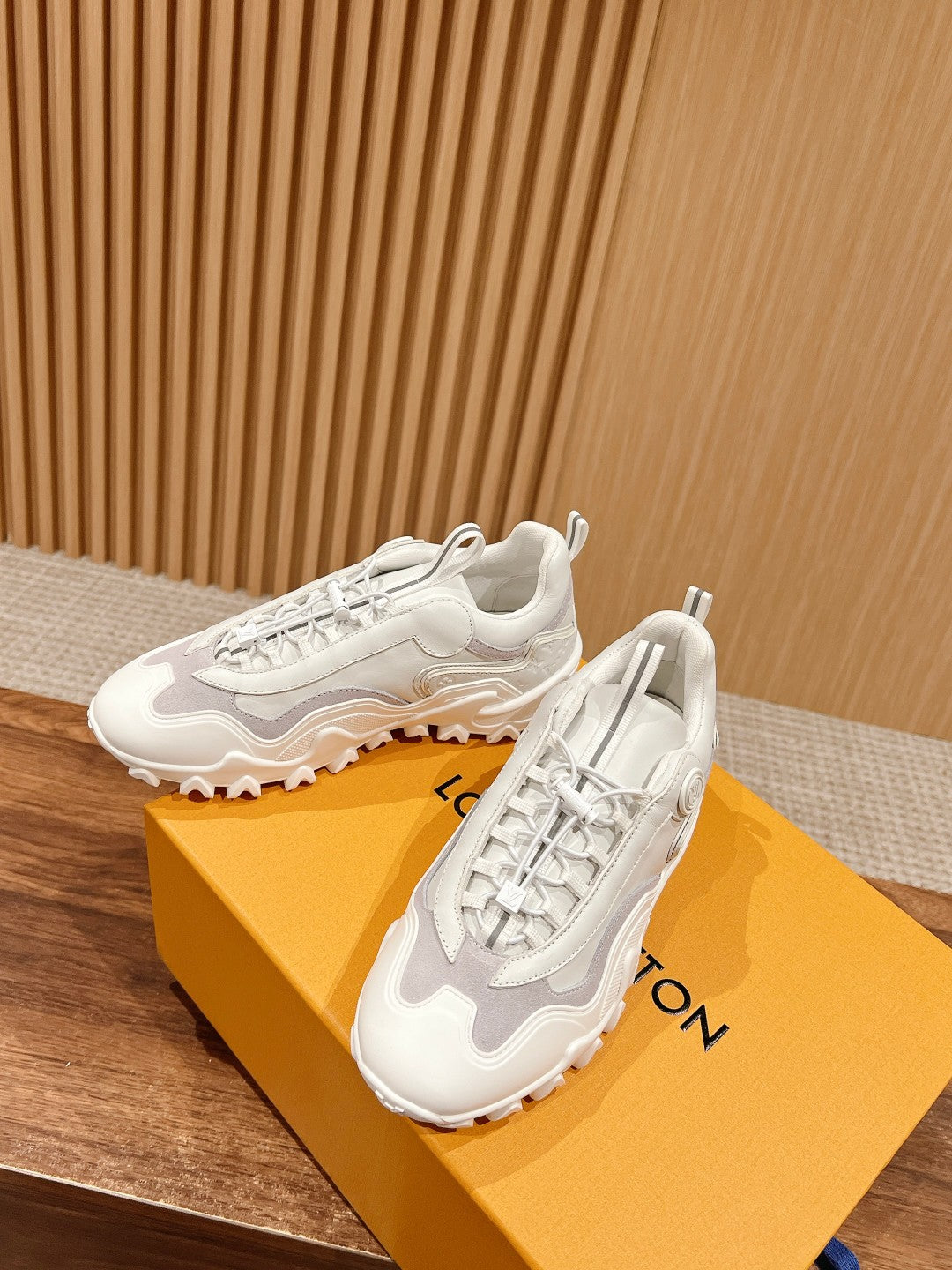 LV Rush Sneaker Black Mix Grey Cowhide