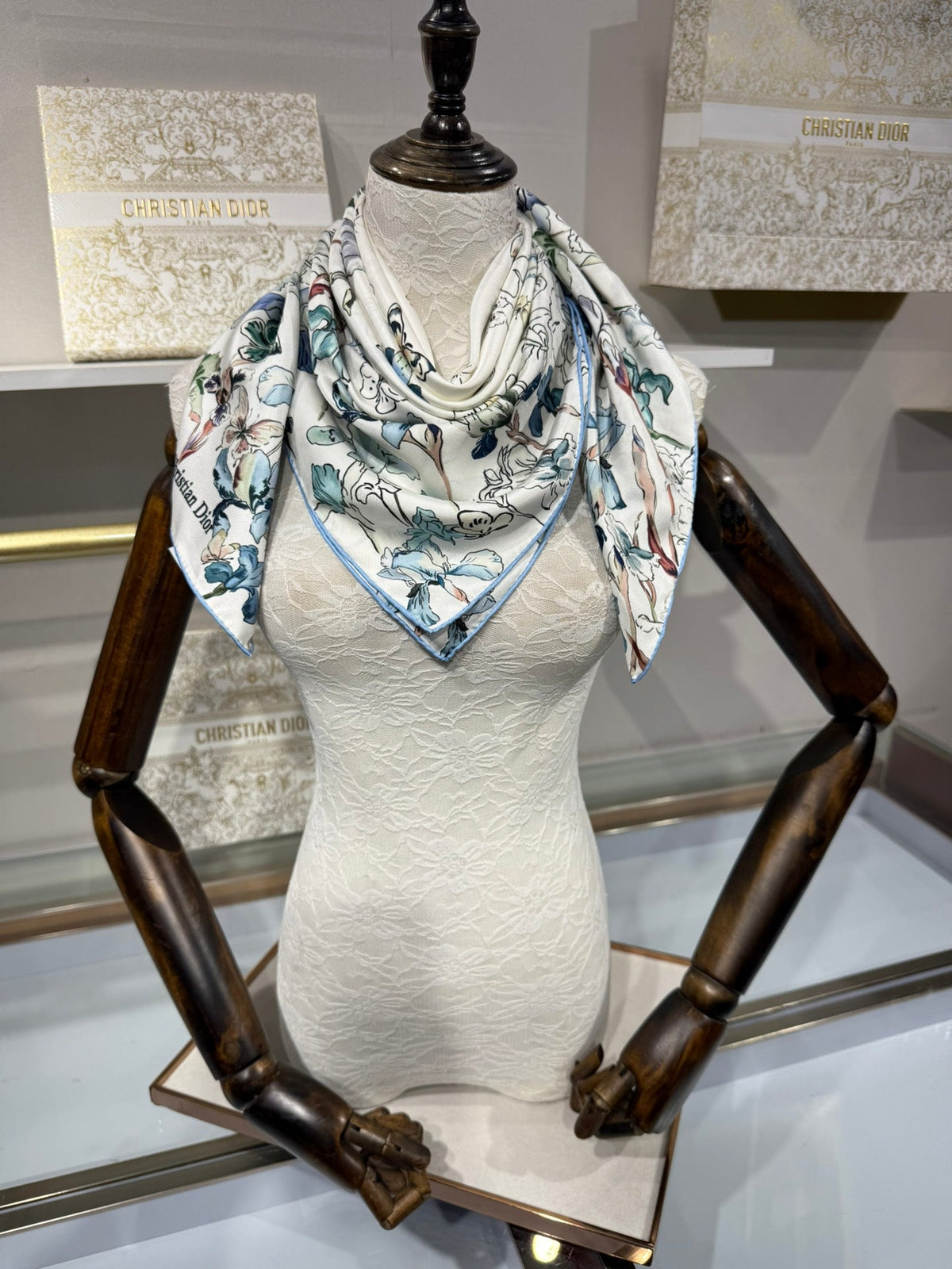 Dior 2026 Butterflies Scarf 90cm Silk 200716