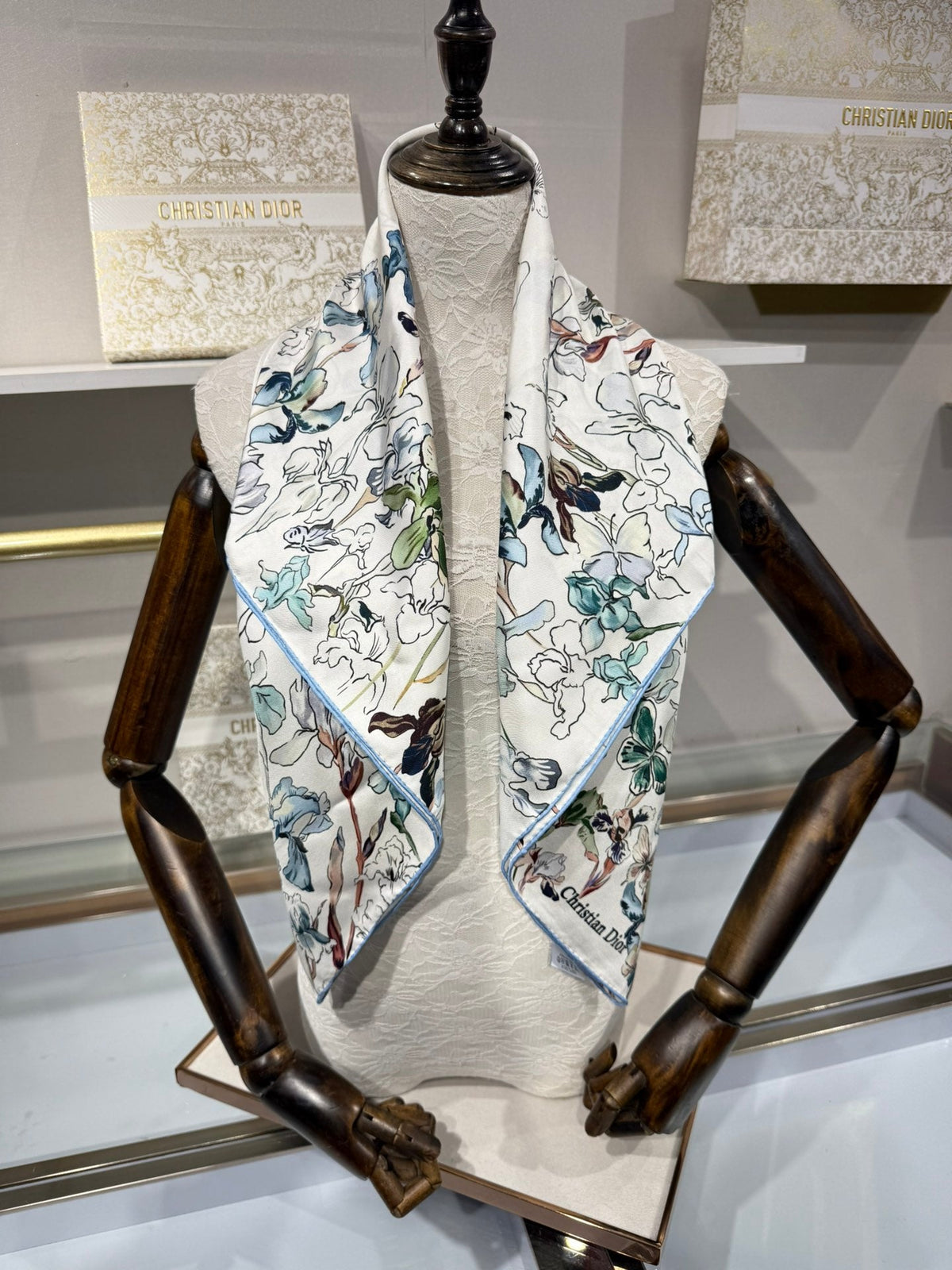 Dior 2026 Butterflies Scarf 90cm Silk 200716