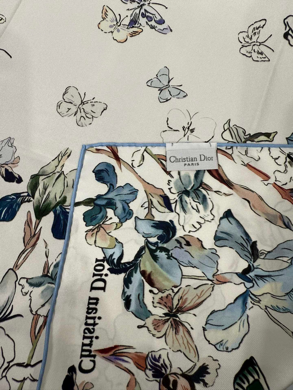 Dior 2026 Butterflies Scarf 90cm Silk 200716