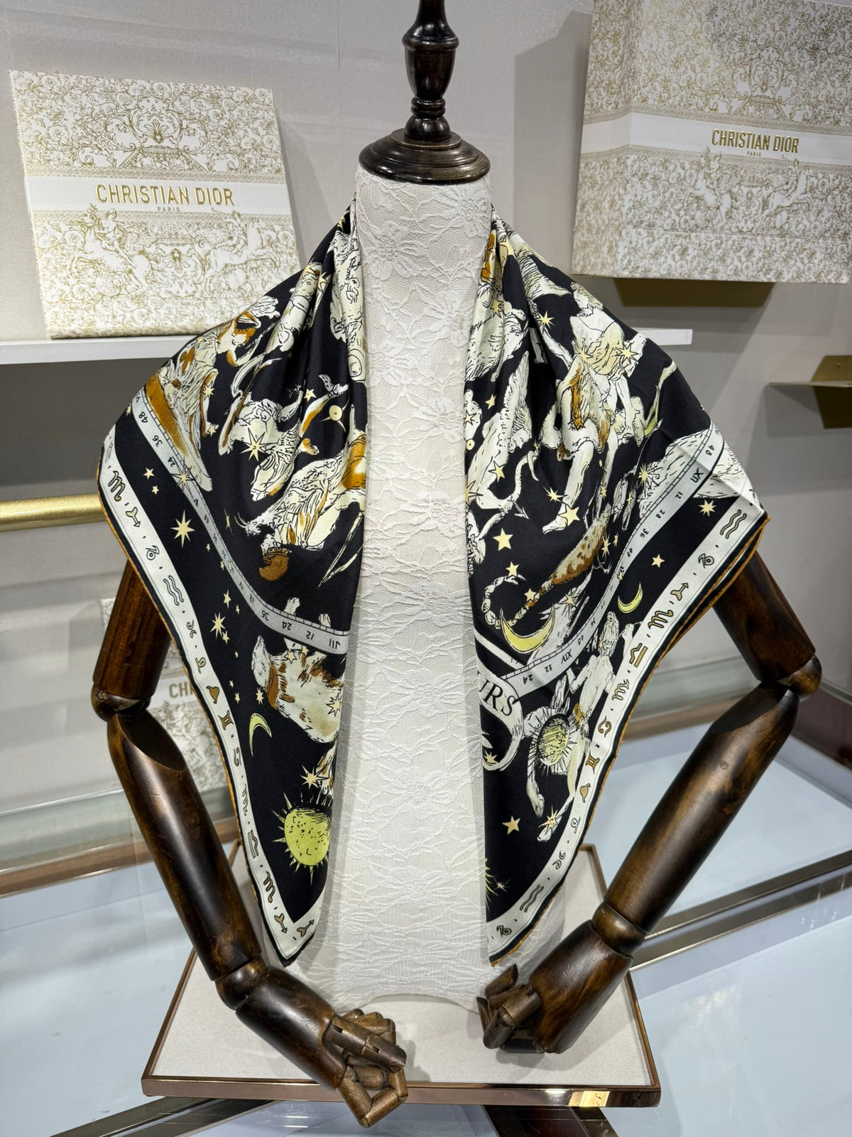 Dior 2026 Night of Dreams Scarf 90cm Silk 198297