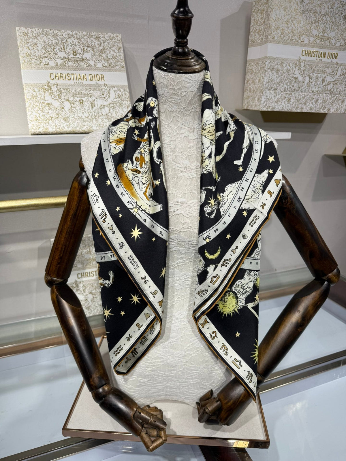Dior 2026 Night of Dreams Scarf 90cm Silk 198297