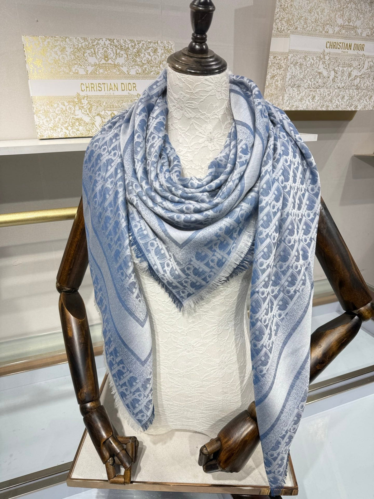 Dior 2026 Scarf 140cm Mulberry Silk 217282