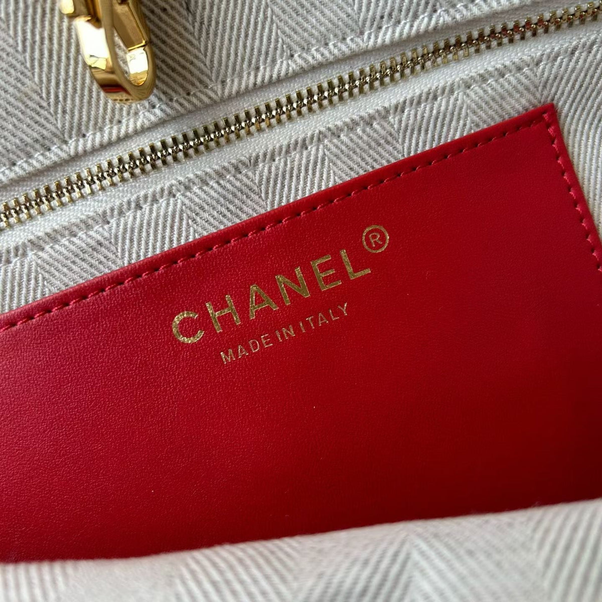 Chanel 2026 Double C Tote Bag 36cm Black White Canvas Leather