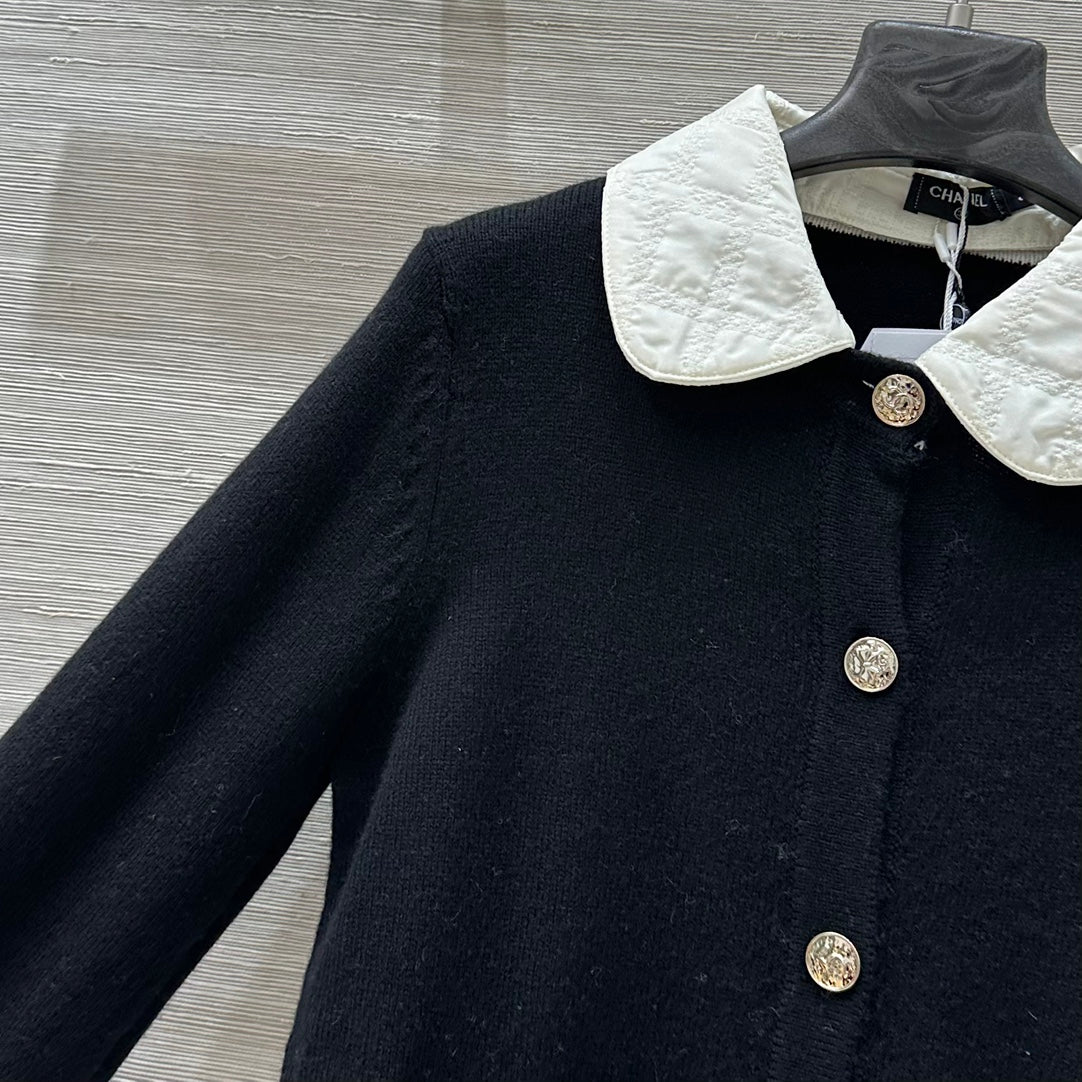 CC 25 Cardigan Black Cashmere