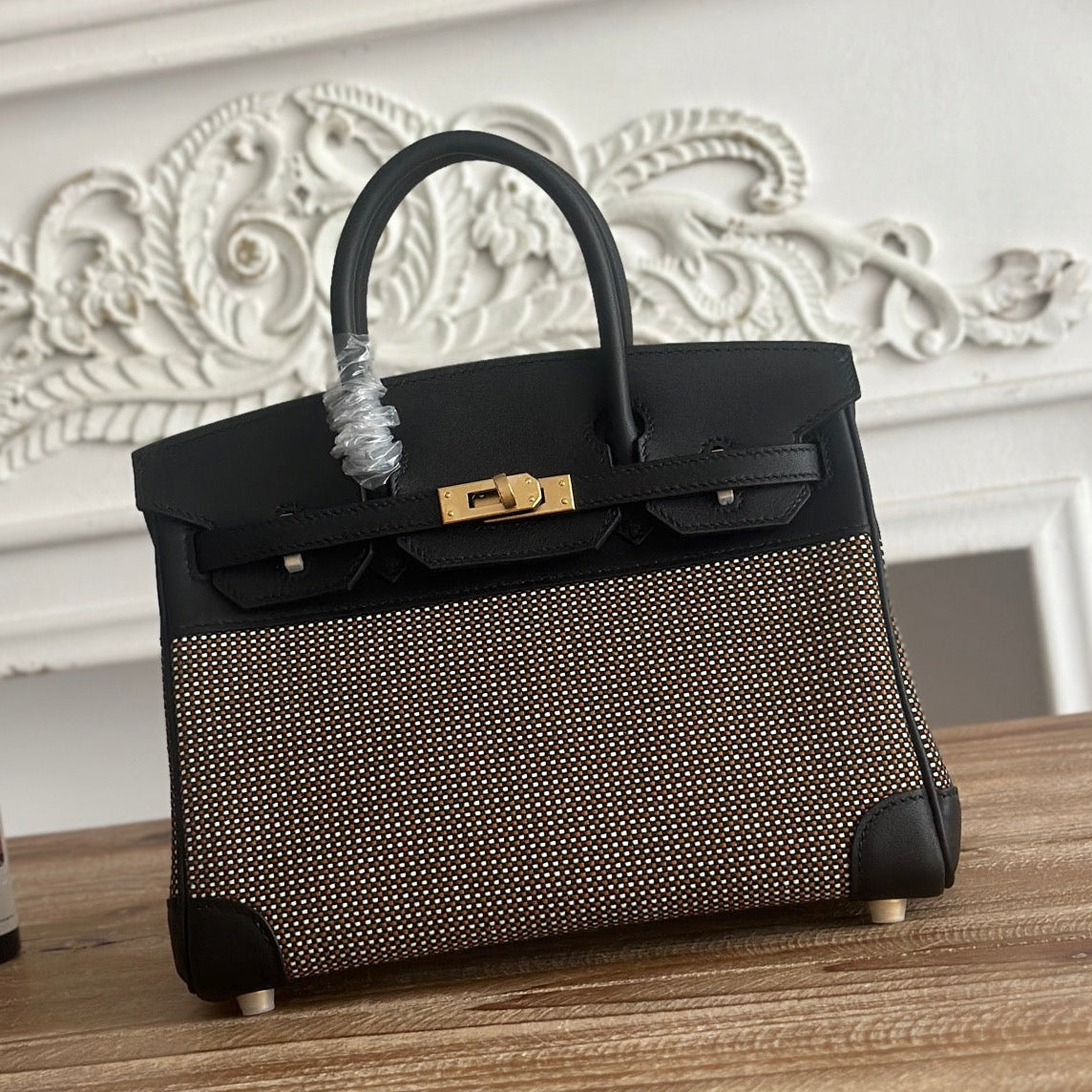High-end Hermes 2026 Birkin Quadrille Bag Canvas/Swift Leather