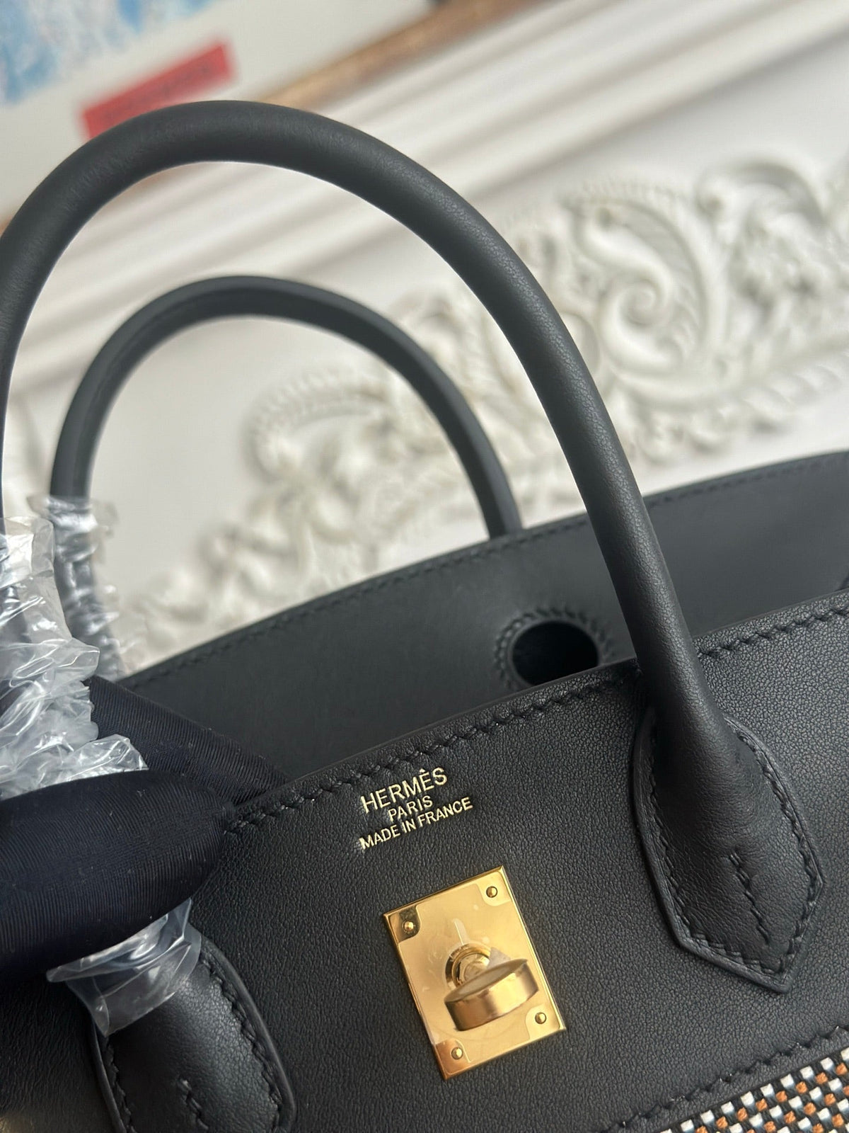 High-end Hermes 2026 Birkin Quadrille Bag Canvas/Swift Leather
