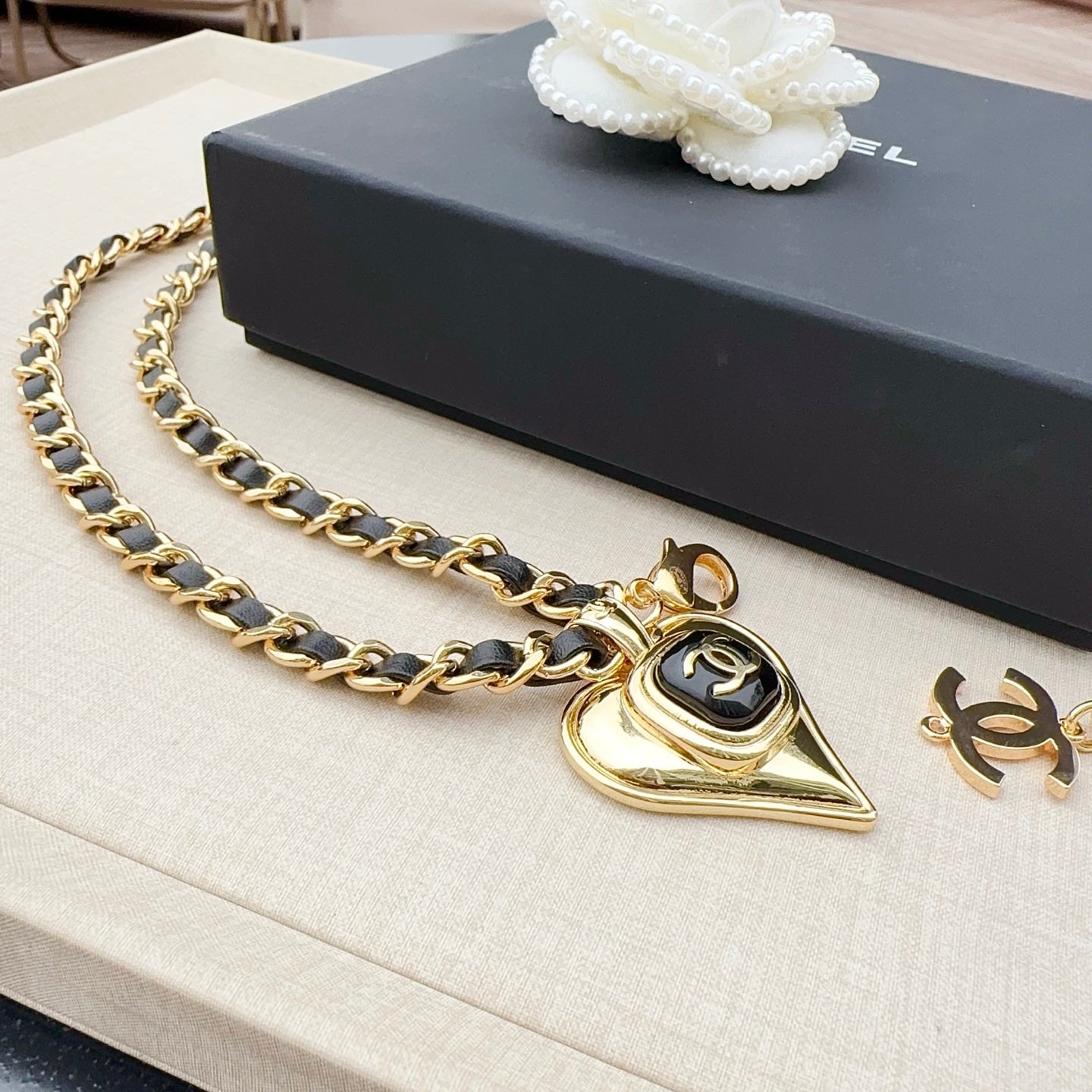 Chanel 2026 Heart Charm Chain Belt 201304