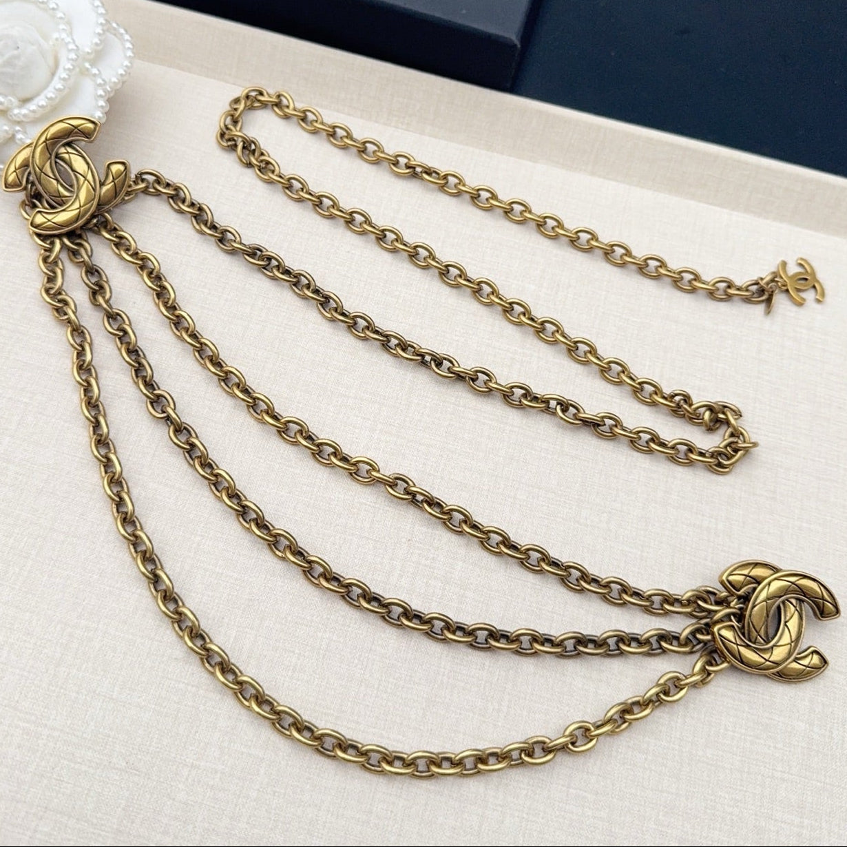 Chanel 2026 Vintage Gold Chain Belt 208029