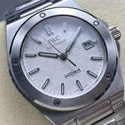 IWC Ingenieur 40mm White Dial Sliver White Numerals Steel Case