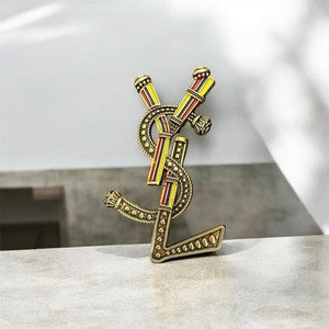 YSL Brooch Gold 189460