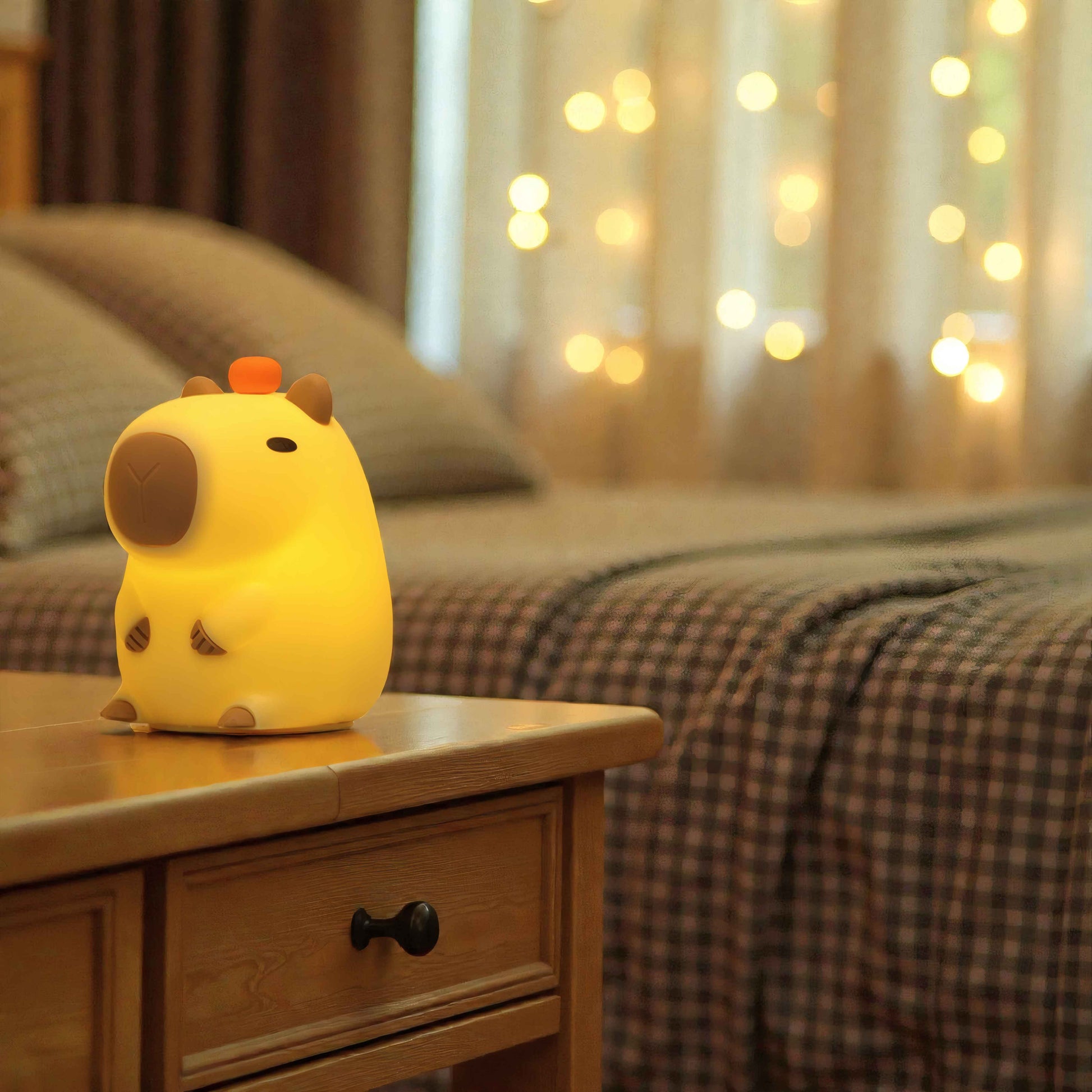Veilleuse Capybara Pomme